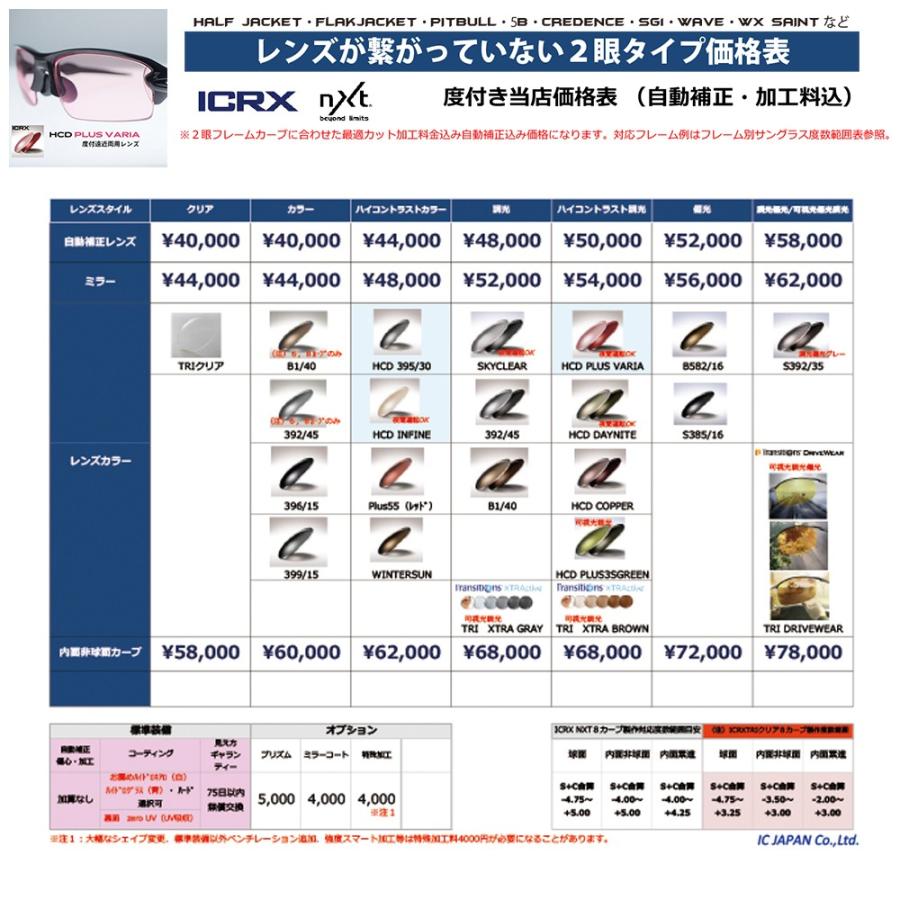 ICRX NXT NXT度付きレンズ レンズが左右で分かれている2眼タイプ用 ＊お選びいただきますレンズによって金額が変わります｜dekorin｜07