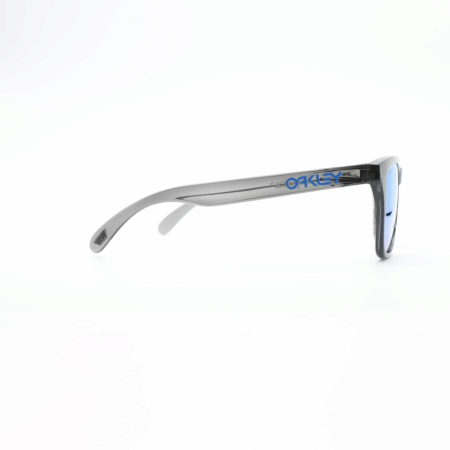 OAKLEY オークリー FROGSKINS フロッグスキン ASIAN FIT アジアンフィット GREY SMOKE/PRIZM SAPPHIRE IRIDIUM OO9245-74｜dekorin｜04