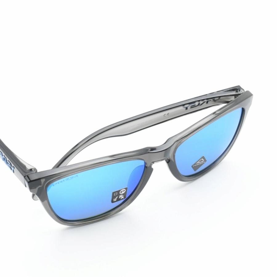 OAKLEY オークリー FROGSKINS フロッグスキン ASIAN FIT アジアンフィット GREY SMOKE/PRIZM SAPPHIRE IRIDIUM OO9245-74｜dekorin｜08