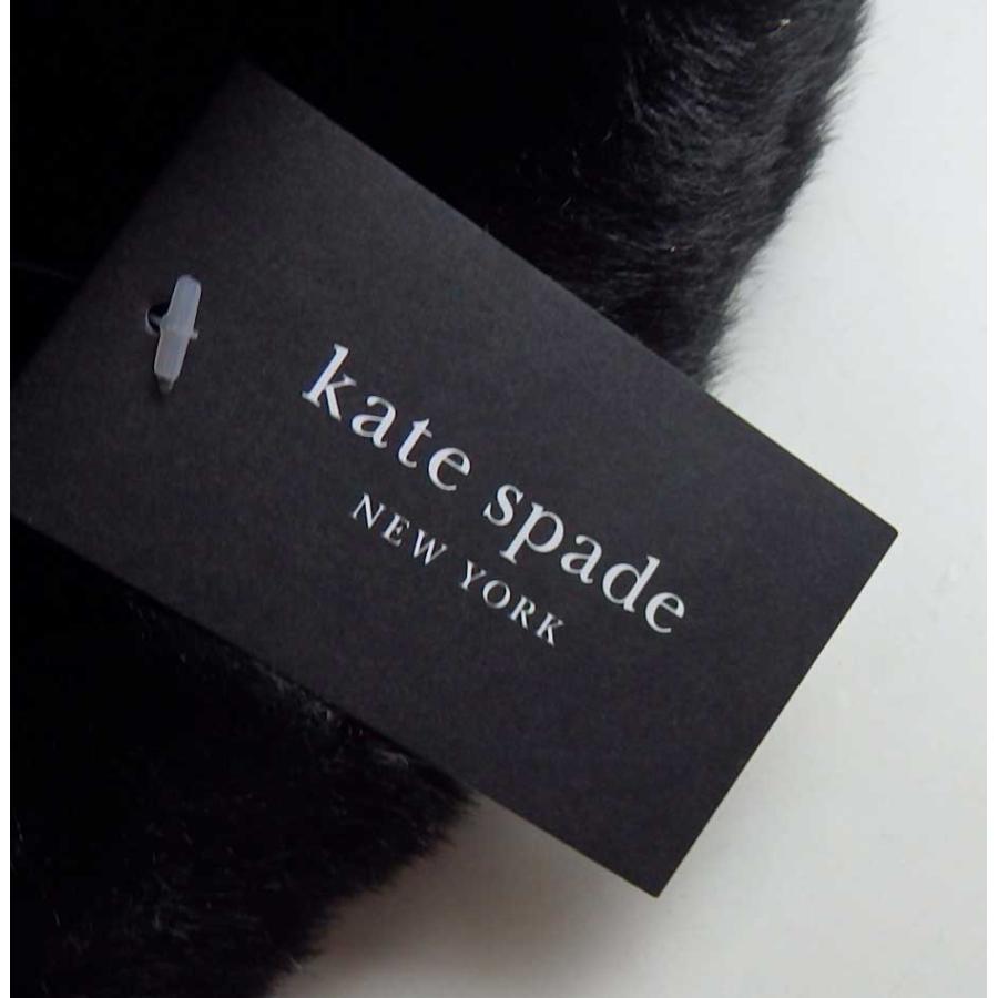 ケイト・スペード ニューヨーク フェイクファーバケットハット Kate
