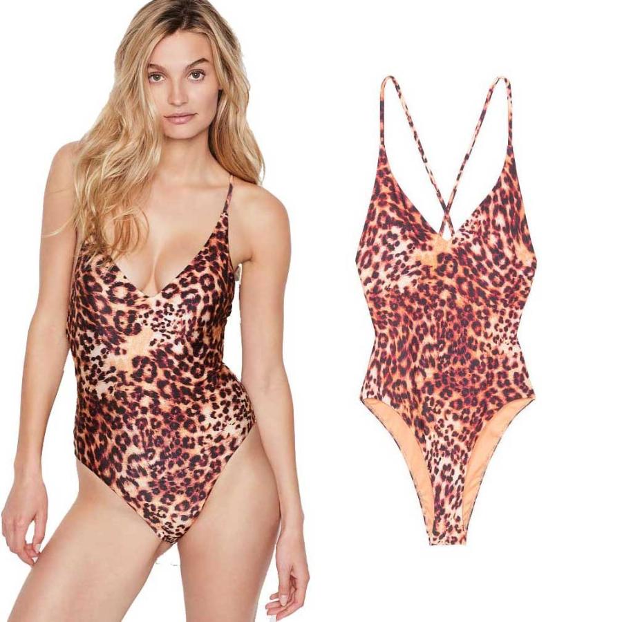 Victoria S Secret ヴィクトリアシークレット 水着 Vネック ワンピース Op デコセレクション By Celeb Choice 通販 Yahoo ショッピング