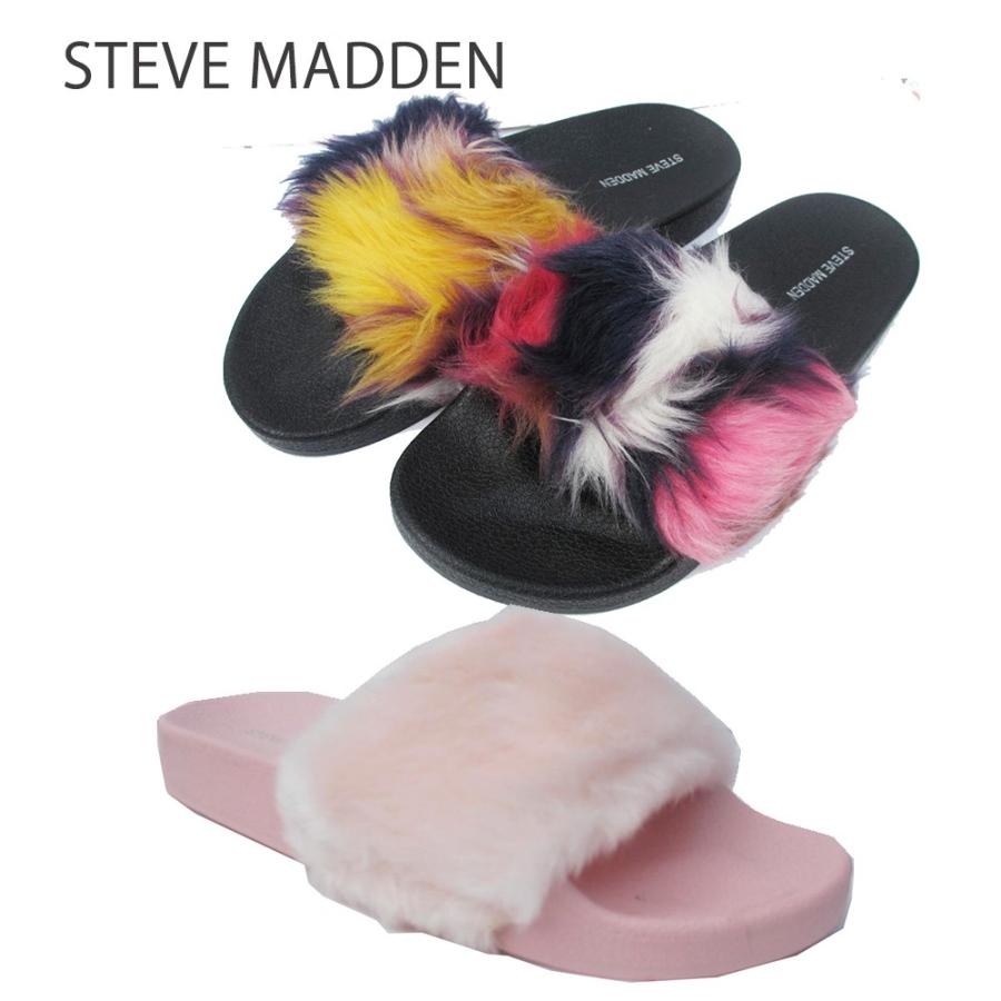 フェイクファースライダーサンダル スティーブマデン Steve Madden スラーダー サンダル SOFTEY プレミアム会員限定セール｜dekoselecthion