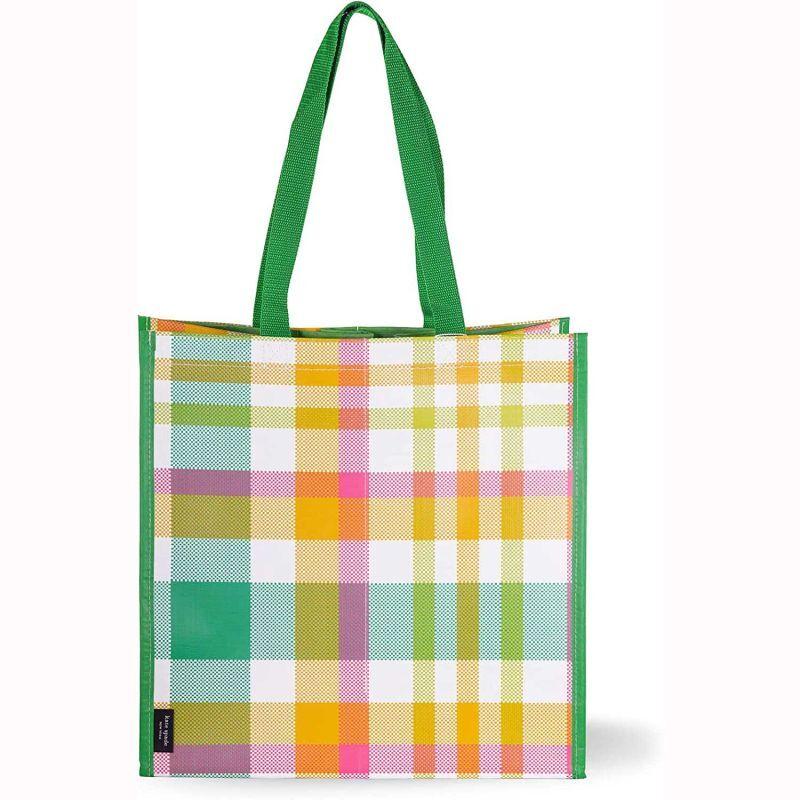 ケイト・スペード ニューヨーク お買い物バッグ Kate spade new york Garden Plaid グロッサリートート