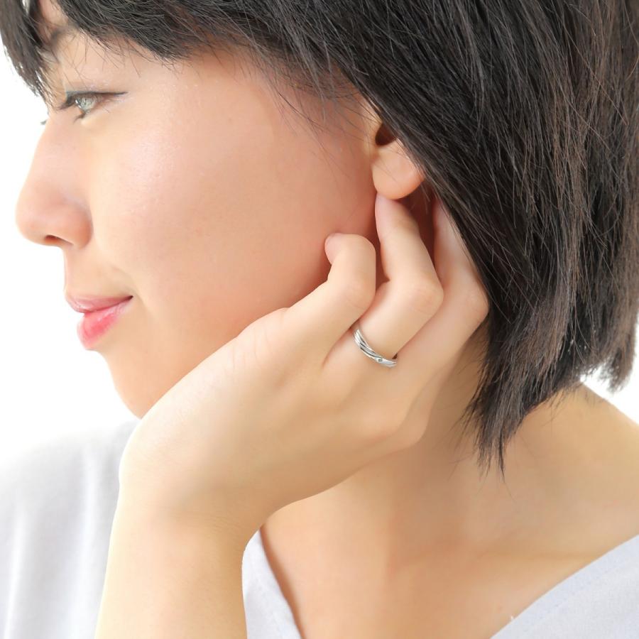 ペアリング ダイヤモンド ステンレス シンプル セット 指輪 |  | 03