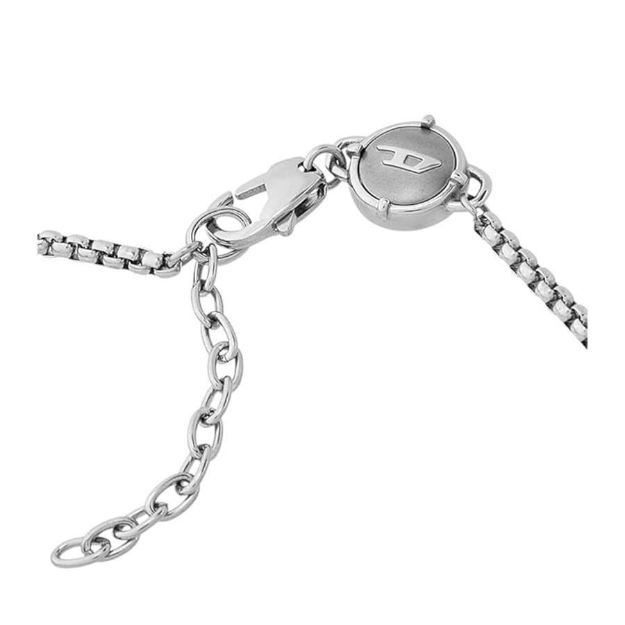 DIESEL DX1168040 ディーゼル ネックレス リング 指輪 チェーン メンズ シルバー ステンレススチールの画像