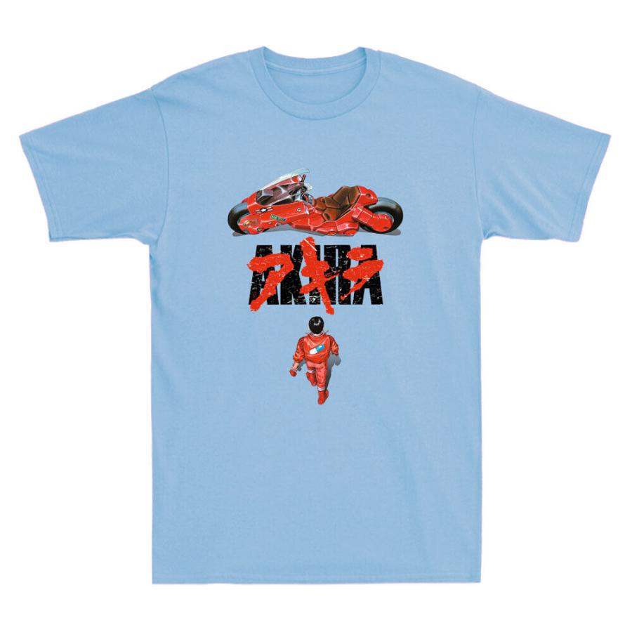 MOV-12- AKIRA アニメ 映画 金田 鉄雄 バイク 黒 Tシャツ 半袖 各