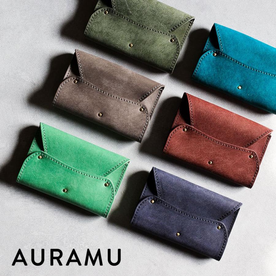 AURAMU 日本製 イタリアンスクラッチ オイルレザー 名刺入れ AURAMU 日本製 イタリアンスクラッチ オイルレザー 名刺入れ