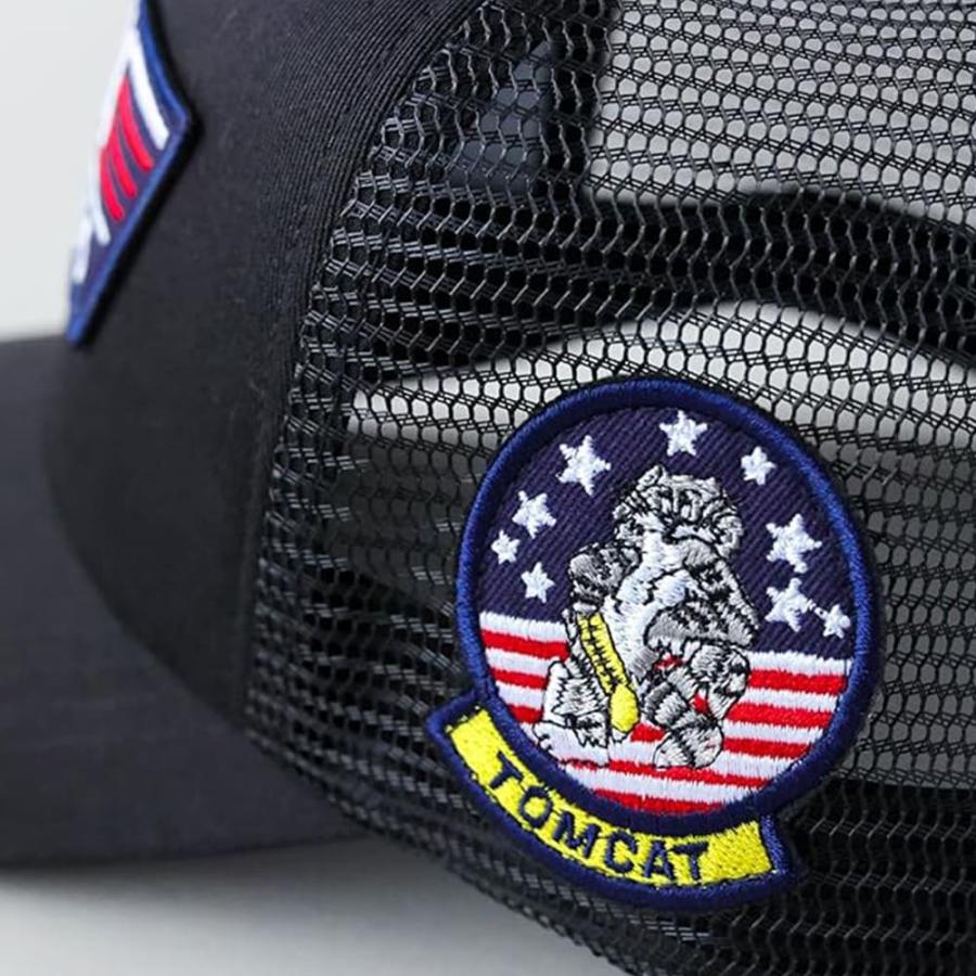 AVIREX (アヴィレックス) 刺繍 ワッペン メッシュキャップ 帽子