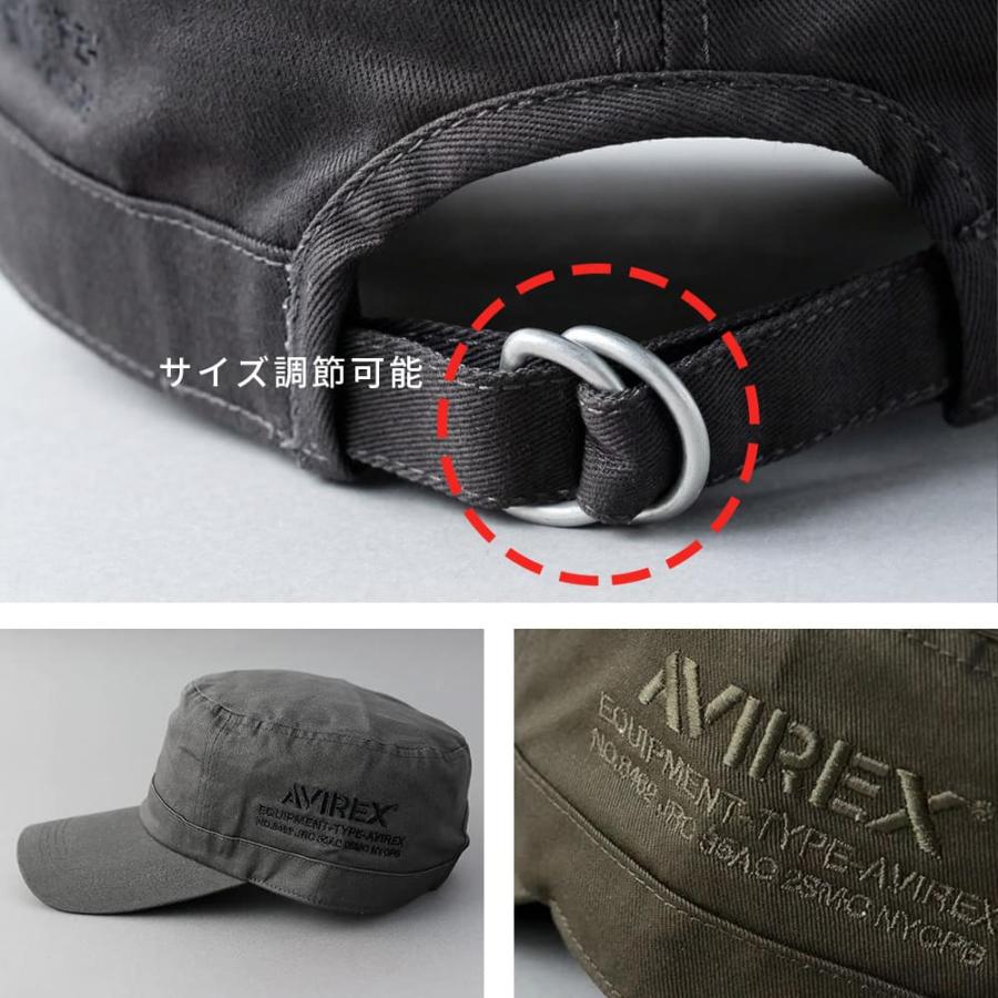 AVIREX（アヴィレックス） NUMBERING ミリタリー ワークキャップ 帽子