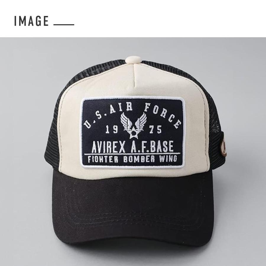 ARMY メッシュキャップ 調整可能 AVIREX（アヴィレックス） MILITARY WAPPEN TWILL MESH CAP ミリタリー