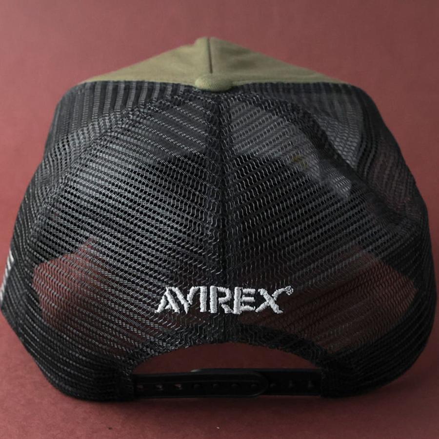 AVIREX (アヴィレックス) スタンダード ミリタリー メッシュキャップ XL 大きいサイズ 帽子 キャップ メンズ ビッグサイズ 夏｜delawears｜21
