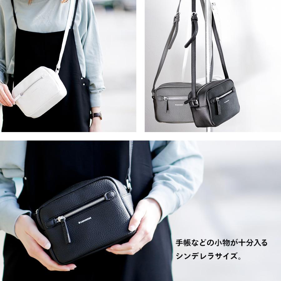 CONVERSE (コンバース) PU レザー ショルダーバッグ レディース CONVERSE (コンバース) PU レザー ショルダーバッグ レディース