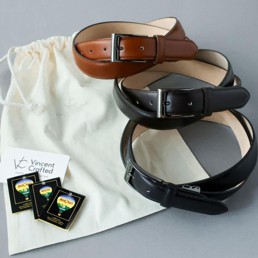 長沢ベルト工業 VINCENT CRAFTED 日本製 フランス アノネイ社製 長沢ベルト工業 VINCENT CRAFTED 日本製 フランス アノネイ社製