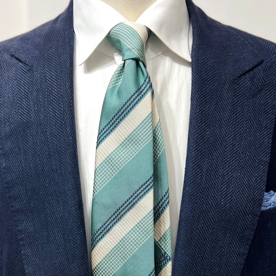 Atto Vannucci ( アットヴァンヌッチ ) ネクタイ ライトグリーン