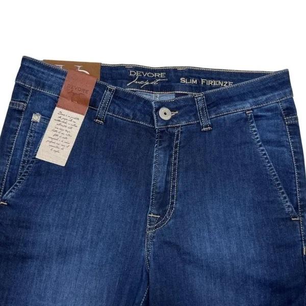 DEVORE incipit ( デヴォレ インチピット ) デニム FIRENZE ジップ 斜めポケット セミスリムサイズ ワンウォッシュ 5ポケット パンツ |  | 02