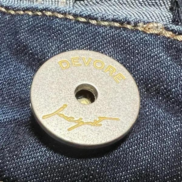 DEVORE incipit ( デヴォレ インチピット ) デニム ROMA ジップ セミスリムサイズ ワンウォッシュ 5ポケット ベージュステッチ ボトムス パンツ |  | 06