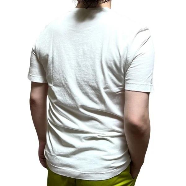 Drumohr ( ドルモア ) Tシャツ ホワイト クルーネック コットン 
