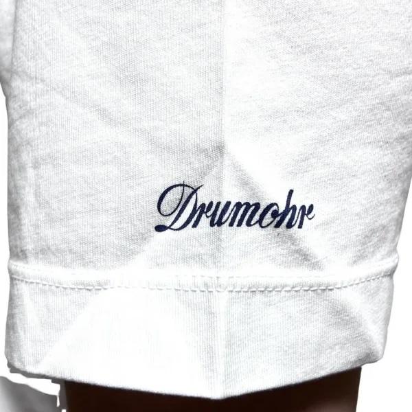 Drumohr ( ドルモア ) Tシャツ ホワイト クルーネック コットン 
