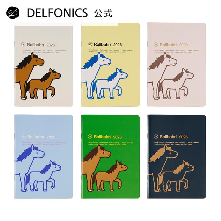 手帳 ロルバーンダイアリー ノート B6 ダイアリー ホチキス綴じ ロルバーン  2026年版 2025年10月始まり ポニー デルフォニックス公式 | DELFONICS