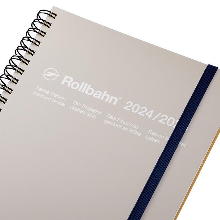 手帳 ロルバーンダイアリー ロルバーン A5サイズ Rollbahn 2024年版 2024年3月始まり ポケット付メモ メモ帳 方眼 リング  デルフォニックス公式｜delfonics｜09