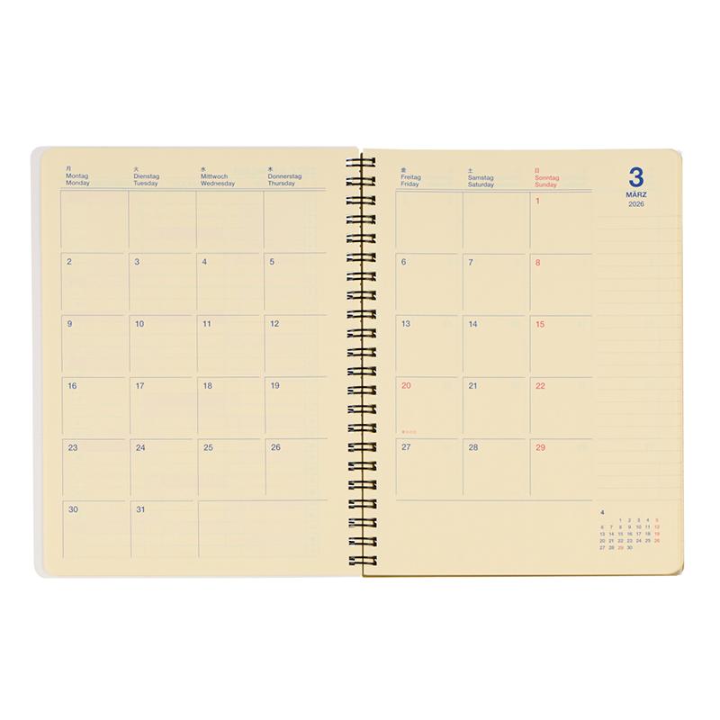 手帳 ロルバーン ダイアリー フローラ A5サイズ 2026年版 2026年3月始まり デルフォニックス公式 | DELFONICS | 09