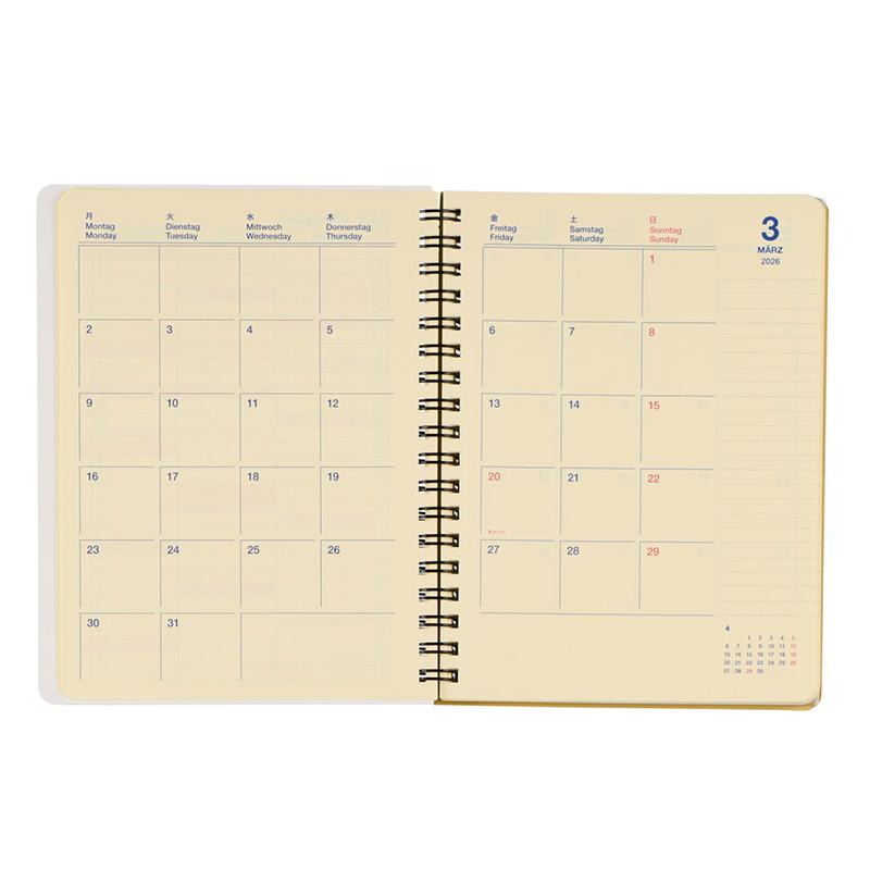 手帳 ロルバーン ダイアリー フィルム B6相当Lサイズ 2026年版 2026年3月始まり デルフォニックス公式 | DELFONICS | 10