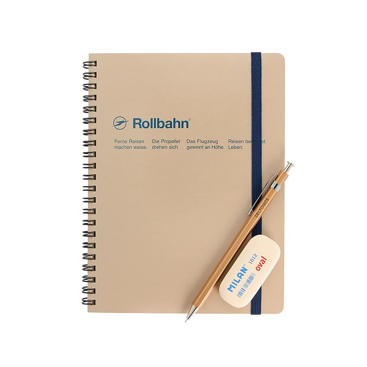 ノート ロルバーン A5サイズ Rollbahn ポケット付メモ メモ帳 方眼 リング デルフォニックス公式 | DELFONICS | 16