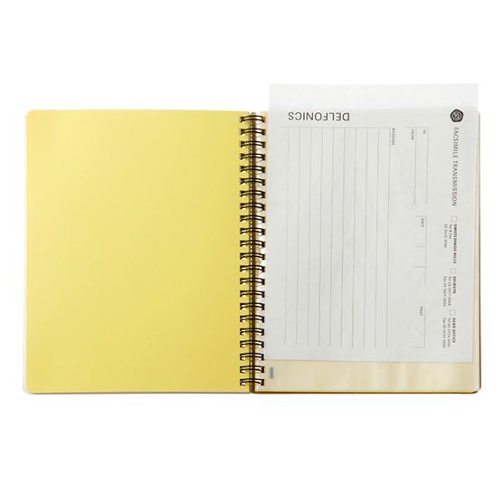 ノート ロルバーン A5サイズ Rollbahn ポケット付メモ メモ帳 方眼 メタリック リング デルフォニックス公式 | DELFONICS | 05