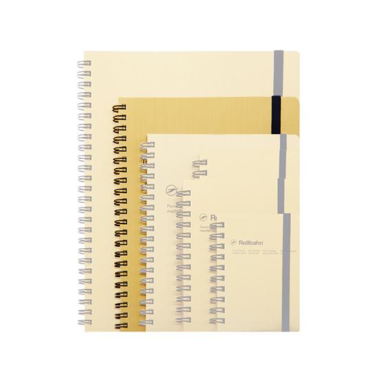 ノート ロルバーン A5サイズ Rollbahn ポケット付メモ メモ帳 方眼 メタリック リング デルフォニックス公式 | DELFONICS | 06