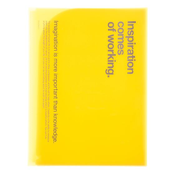 クリアファイル Wall.it A4クリアファイル額縁 (5枚セット） クリアファイル