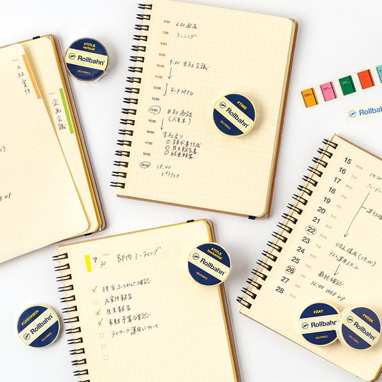 DELFONICS（デルフォニックス） マスキングテープ ロルバーン Rollbahn