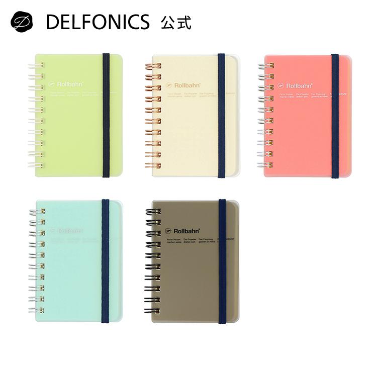 Rollbahn リングノート 水玉模様 ブルー ミニサイズ 未使用 DELFONICS（デルフォニックス） ノート ロルバーン ミニサイズ