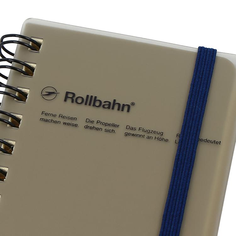 ノート ロルバーン ミニサイズ Rollbahn ポケット付メモ メモ帳 方眼 クリア リング デルフォニックス公式｜delfonics｜06