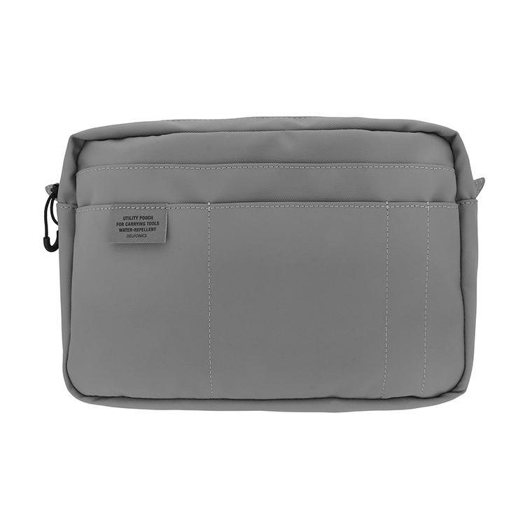 ポーチ A5サイズ収納可能 撥水  10ポケット 小物入れ 化粧ポーチ ショルダーバッグ インナーキャリング M  バッグインバッグ デルフォニックス公式 | DELFONICS | 05