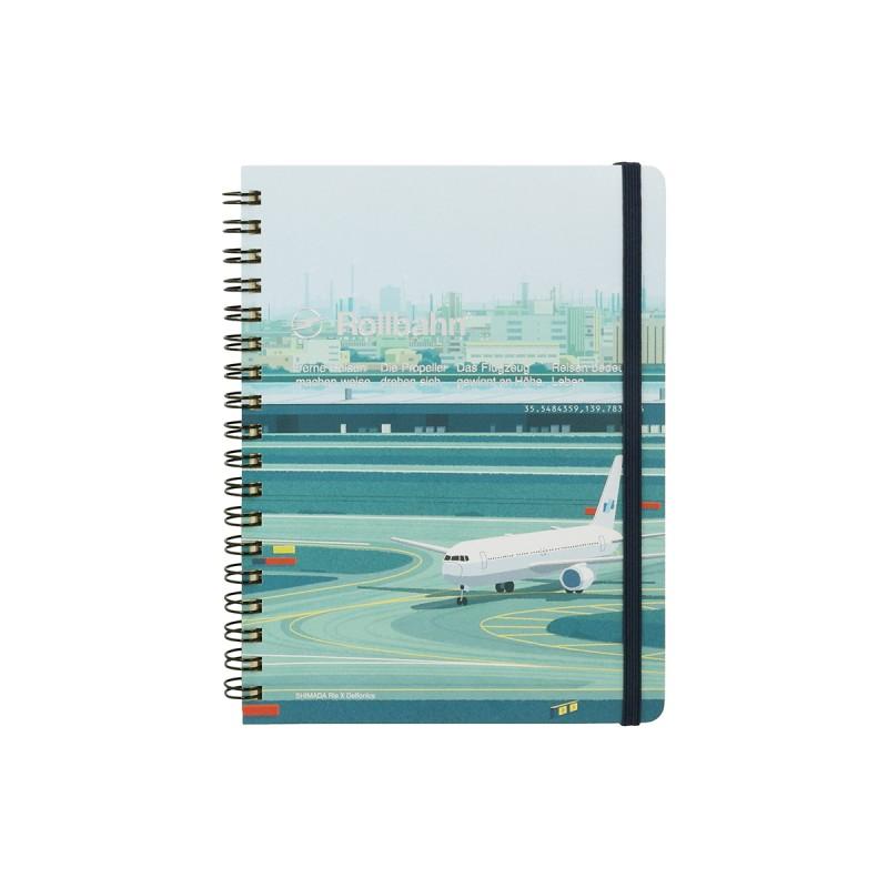 ノート B6相当Lサイズ メモ ロルバーン Rollbahn SHIMADA Rie ポケット付メモ メモ帳 方眼 デルフォニックス公式 | DELFONICS | 01