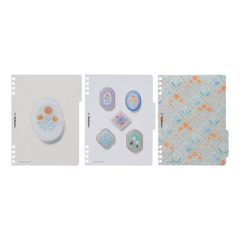 ノート B6相当Lサイズ ロルバーン フレキシブル カバー 360° rokka glass L  デルフォニックス公式 | DELFONICS | 03