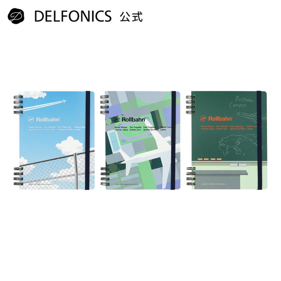 ノート フレキシブル ロルバーン Campus×Rollbahn B6相当Lサイズ カバー 360° メモ帳 デルフォニックス公式 | DELFONICS