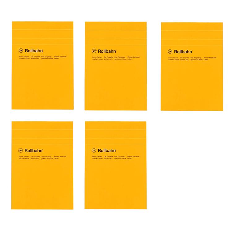 ノート ロルバーン B6サイズ 【5個セット】  Rollbahn  罫線 メモ ノートパッド メモ  デルフォニックス公式 | DELFONICS