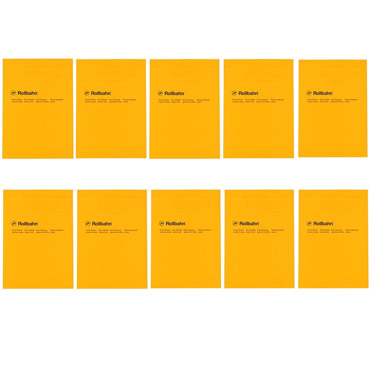 ノート ロルバーン A6サイズ【10個セット】  Rollbahn  罫線 メモ ノートパッド メモ  デルフォニックス公式 | DELFONICS