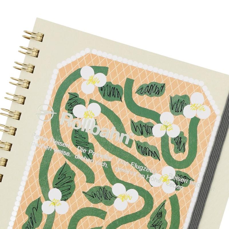 ノート B6相当Lサイズ 限定 直営店限定 メモ ロルバーン Rollbahn Asuka Wakida ポケット付メモ リングノート メモ帳 方眼 デルフォニックス公式 | DELFONICS | 06