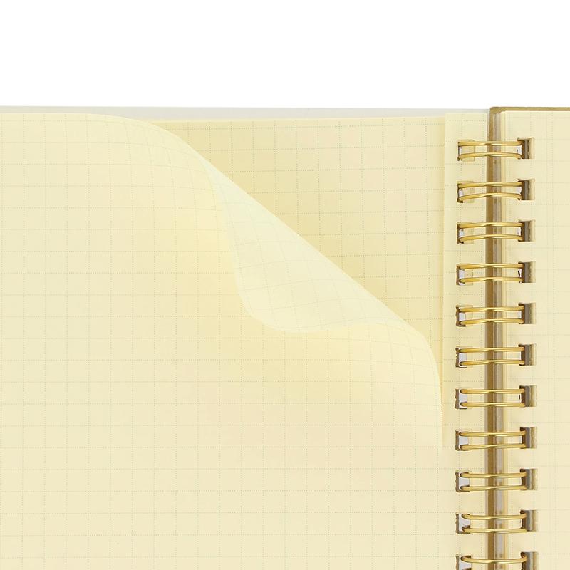 ノート B6相当Lサイズ 限定 直営店限定 メモ ロルバーン Rollbahn グランツ ポケット付メモ リングノート メモ帳 方眼 デルフォニックス公式 | DELFONICS | 05