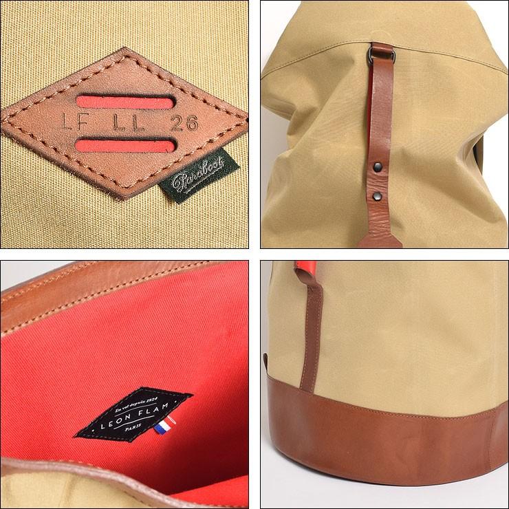 LEON FLAM×PARABOOT レオンフラム×パラブーツ Tube Bag Brown バック