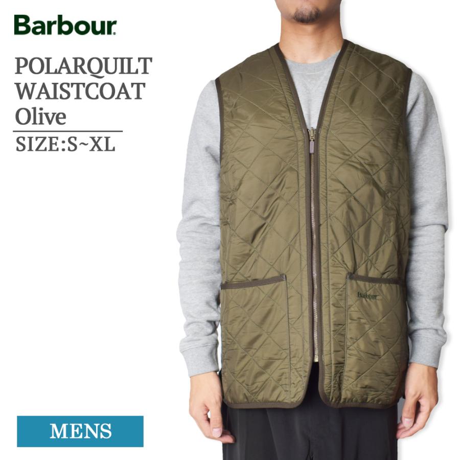 BARBOUR バブアー MLI0002OL91 POLARQUILT WAISTCOAT/ZIP IN LINER