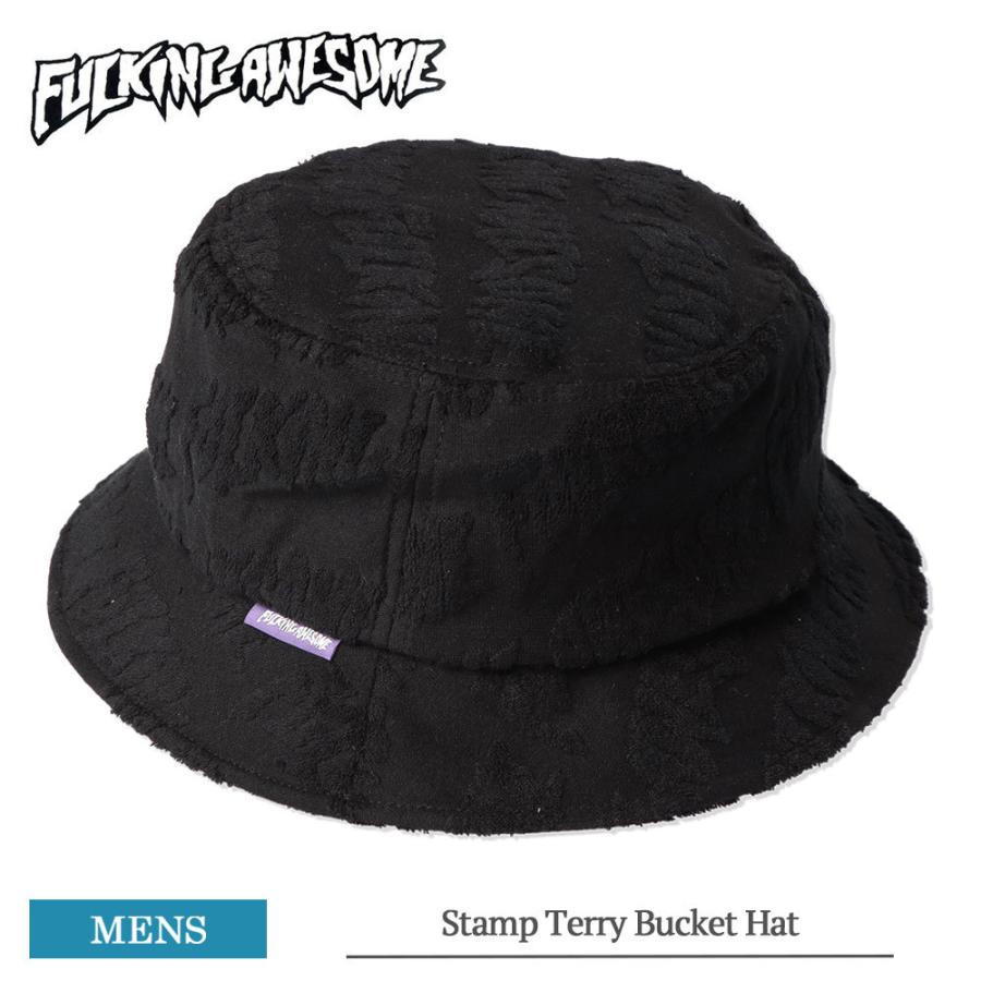メール便 Fucking Awesome ファッキンオーサム Stamp Terry Bucket Hat メンズ バケットハット バケット バケハ ハット
