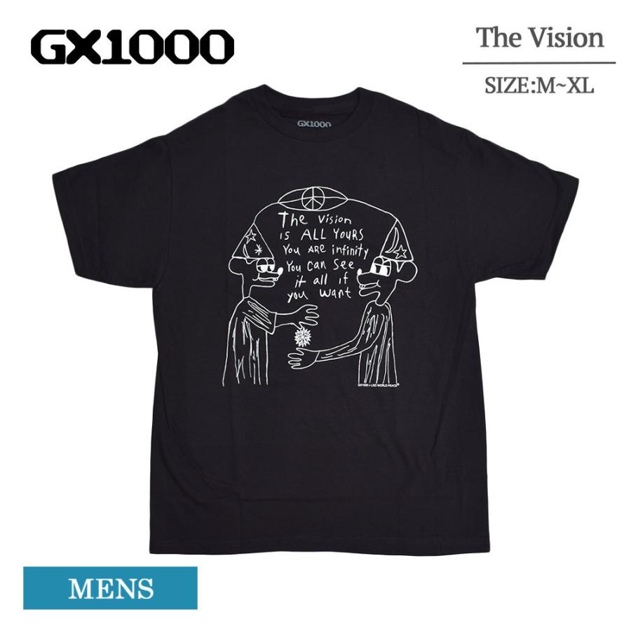 メール便 在庫処分大特価 GX1000 ジーエックスサウザンド ジーエックスセン The Vision メンズ 半袖Tシャツ Tシャツ 新品 送料無料 半袖TEE ショートT ブランド ショートスリーブ ストリート