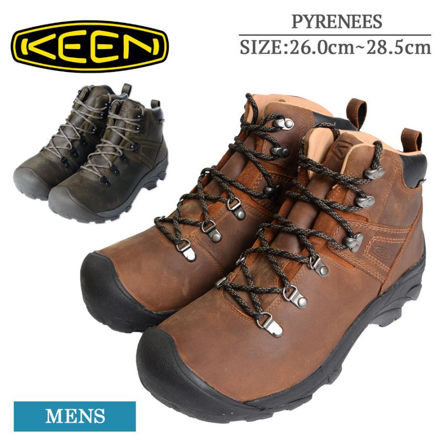 (RSL) KEEN キーン 1002435 1026011 PYRENEES ピレニーズ メンズ ハイキングシューズ トレッキングシューズ ブーツ  登山靴 紳士靴 防水 シロップ ダークオリーブ :ke-m-so-q4-t0164:デリシャス USA直輸入 セレクト - 通販 - 