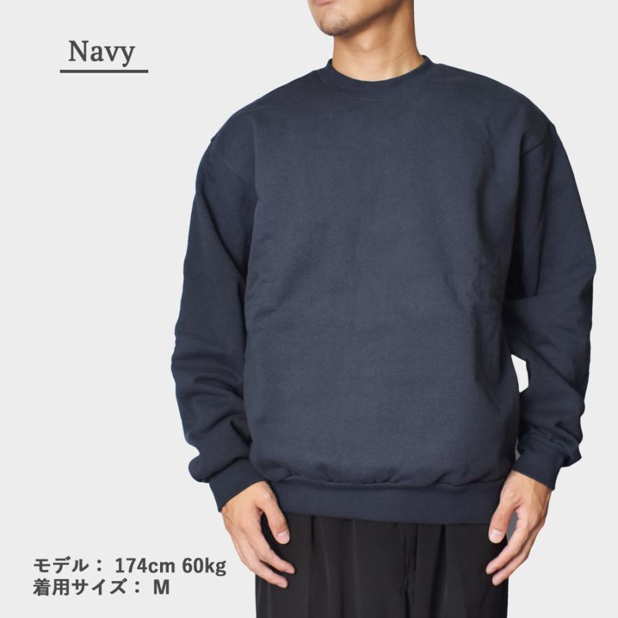 ロサンゼルスアパレル LOS ANGELES APPAREL ロスアパ HF-07 14oz Heavy Fleece Crew メンズ トレーナー スウェット 長袖 スエット 部屋着 裏起毛 春 秋冬｜delicious-y｜07