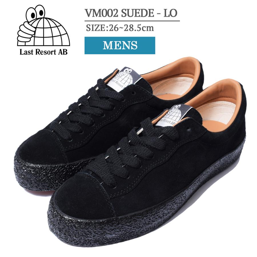 (RSL) LAST RESORT AB ラストリゾート エービー VM002 Suede Lo Sneaker スエード ロー スニーカー メンズ  靴 シューズ 通勤 通学 運動 Black Black ブラック :lr-m-so-q3-h1047:デリシャス USA直輸入 セレクト - 通販 - 