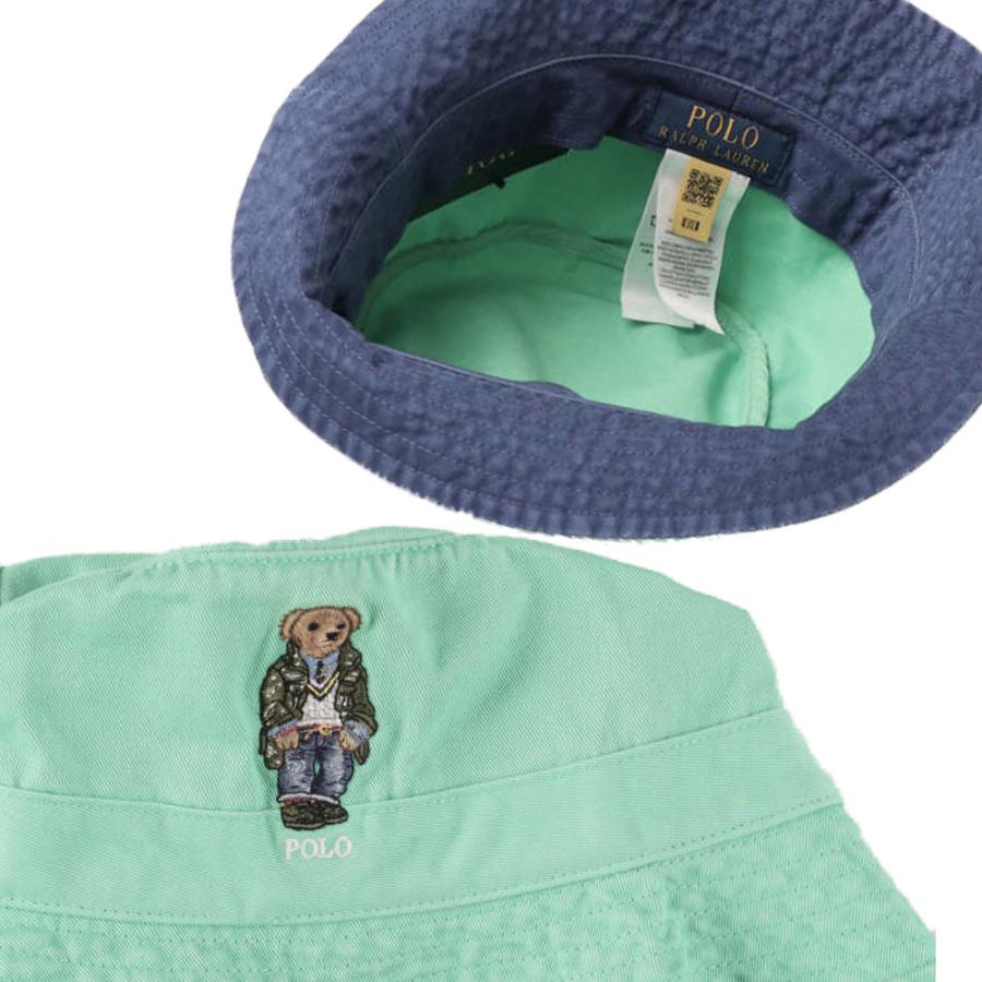 ポロ ラルフ ローレン ポロベア ハット テディベア くま 刺繍 Polo Ralph Lauren CHINO LOFT BUCKET HAT NOVELTY BEAR 710728336002｜delicious-y｜04