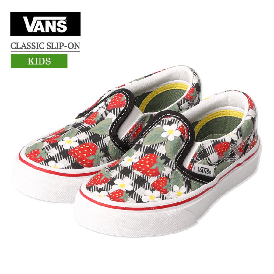 Vans Kids バンズ スニーカー キッズ ヴァンズ Vn0a7q5garu Classic Slip On Strawberry Gingham クラシック スリッポン 子供 シューズ 靴 子ども 苺 ギンガム Vn K Sn Q2 H1556 デリシャス Usa直輸入 セレクト 通販 Yahoo ショッピング